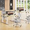 Devoko Hohenverstellbarer Schreibtisch Holzwerkstoff Beige 110 x 60 x 73-118 cm Bild 3