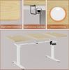 Devoko Hohenverstellbarer Schreibtisch Holzwerkstoff Beige 110 x 60 x 73-118 cm Bild 4