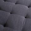 Sofa-Garnitur HWC-M27, Couch Ecksofa L-Form, Liegefläche links/rechts, Massiv-Holz 293cm ~ Stoff/Textil dunkelgrau Bild 4