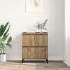 Sideboard, Kommode Artisan-Eiche 60 x 35 x 70 cm Verbundholz und Eisen j1040p Bild 4