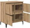 Sideboard, Kommode Artisan-Eiche 60 x 35 x 70 cm Verbundholz und Eisen j1040p Bild 5