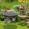 Relaxdays Gartentisch klappbar BASTIAN, 74 x 61,5 x 121,5 cm Bild 2