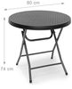 Relaxdays Gartentisch klappbar BASTIAN, 74 x 61,5 x 121,5 cm Bild 4