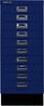 Bisley MultiDrawer™, 29er Serie mit Sockel, DIN A4, 10 Schubladen, Farbe oxfordblau Bild 3