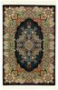 Orientteppich »Ahu« 100 x 100 cm - schwarz - quadratisch Bild 2