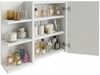 TREND WERK Spiegelschrank Badezimmer mit Ablage & Stauraum (59×16×50 cm Hängender Badezimmerschrank zur Wandmontage mit Regal) – modern & pflegeleicht Bild 3