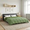 vidaXL Sommerdecke Gepolstert Grün 200 x 220 cm Mikrofaser 42025961 Bild 4