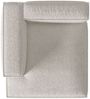 Micadoni Recamiere Nuria Groß 1-Sitzer Links Boucle Grau Beige Melange Bild 4