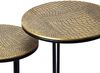 FINEBUY Beistelltisch FB73721 Metall Beistelltisch Alu Wohnzimmertisch Couchtisch Aluminium (Dekorative Ablage mit strukturierter Oberfläche), Kompakte Tische für moderne Wohnräume Bild 4