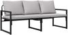 vidaXL gartenmöbel mit Kissen Hellgrau 180 x 72,5 x 71 cm Polyester 42009983 Bild 2