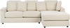 Linksseitiges Ecksofa mit Ottomane KOHLO Stoff Helles Beige Linksseitig Bild 5