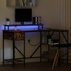 vidaXL Schreibtisch Geräucherte Eiche 120 x 79 x 86,5 cm Holzwerkstoff 859402 Bild 5