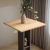 Bartisch Repose Goldkraft Eiche/Anthrazit 65 x 65 cm Vicco Bild 5