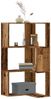 vidaXL Eck-Bücherregal 3 Böden Altholz-Optik 50x50x102cm Holzwerkstoff 852598 Bild 1
