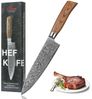 Wakoli Kochmesser EDIB Pro Damast Chefmesser I 20cm Klinge I Pakkaholzgriff, 67 Lagen Damaststahl, VG-10 Stahlkern Bild 5