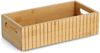 ZELLER 25679 Aufbewahrungsbox mit Grifflöchern, Bambus ca. 30 x 15 x 8 cm Bild 1
