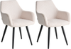 Esszimmerstuhl 2er Set MORI Cord Hellbeige Bild 4