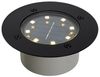 Qazqa LED Solarleuchte Terry, LED fest integriert, Extra-Warmweiß, QAZQA Solar­leuchte, integrated, Schwarz, Aluminium, Modern Bild 2