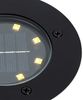 Qazqa LED Solarleuchte Terry, LED fest integriert, Extra-Warmweiß, QAZQA Solar­leuchte, integrated, Schwarz, Aluminium, Modern Bild 4