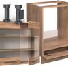 Eckküche Fame-Line Goldkraft Eiche 287 x 46 cm ohne Arbeitsplatte Vicco Bild 3