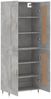 vidaXL Highboard Betongrau 69,5x34x180 cm Holzwerkstoff 3199669 Bild 3