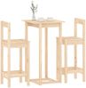 3-tlg. Bar-Set Massivholz Kiefer [3124732] Bild 4