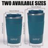 SUNTQ Kaffeebecher to go Thermo Edelstahl Doppelwand Isoliert 510ml Blau Bild 5