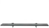 vidaXL Schwebendes Regal, Glas schwarz, 0,8 x 20 x 60 cm Bild 2