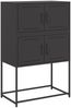 vidaXL Sideboard Schwarz 68,5x38,5x107 cm Stahl 846482 Bild 2