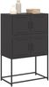 vidaXL Sideboard Schwarz 68,5x38,5x107 cm Stahl 846482 Bild 4