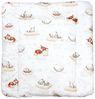 TupTam Baby Wickeltischauflage mit Baumwollbezug Gemustert, Farbe: Schlafende Baby Tiere/Beige, Größe: 70x50 cm Bild 4
