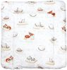TupTam Baby Wickeltischauflage mit Baumwollbezug Gemustert, Farbe: Schlafende Baby Tiere/Beige, Größe: 70x50 cm Bild 5