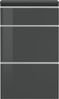 Schuhschrank >Magione< in Anthrazit Hochglanz - 60x108x26.5cm (BxHxT) Bild 3
