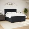 vidaXL Boxspringbett mit Matratze Schwarz 180x200 cm Samt 3293292 Bild 5