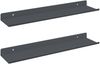 vidaXL Schwebendes Regal 2 pcs Anthrazit 40 x 8,5 x 2,5 cm Stahl 8003952 Bild 2