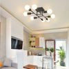 Nettlife Deckenleuchte Deckenleuchte Deckenlampe Vintage Wohnzimmer E27, LED wechselbar, Wohnzimmer Schlafzimmer Esszimmer Bild 2