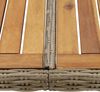Gartentisch, Esstisch, Küchentisch Braun 200x100x74 cm Poly Rattan Bild 5