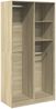 vidaXL Kleiderschrank Sonoma-Eiche 100x50x200 cm Holzwerkstoff 3307767 Bild 2