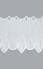 Scheibengardine Plauener Spitze - Melanie #1W (Bx H) 226,8cm * 35cm pastellorange/Orange Bild 3
