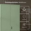 skølm 'Ituri' Kleiderschrank, Metall, 170x45x80 cm, mintgrün, Garderobe mit 4 Fächern und 2 Kleiderstangen Bild 4