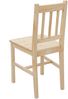 Esszimmer-Set HWC-F77, Sitzgruppe Esszimmergruppe, Massiv-Holz Landhaus 110cm ~ Kiefer lasiert Bild 4