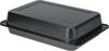 Koopman Auflaufform Bratform Ofenform Backform Schwarz 2 Tlg, Edelstahl, (2-St), 2tlg, Edelstahl, Bratform, Anti-Haft, Ofenform Bild 1