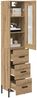 vidaXL Highboard Artisan-Eiche 34,5 x 34 x 180 cm Holzwerkstoff 3416017 Bild 3
