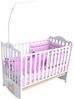 Babymajawelt Himmelstange Himmelstange für Babybett Standard weiß zum Festschrauben, 1-läufig, Festschrauben, Klemme zum Festschrauben, Metall, schnelles Aufbauen, Himmelhalter für jedes Babybett, Made In EU Bild 1