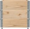 vidaXL Paletten-Aufsatzrahmen 3 Stk. 80x60 cm Massivholz Kiefer 3295362 Bild 4