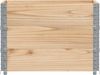 vidaXL Paletten-Aufsatzrahmen 3 Stk. 80x60 cm Massivholz Kiefer 3295362 Bild 3