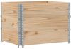 vidaXL Paletten-Aufsatzrahmen 3 Stk. 80x60 cm Massivholz Kiefer 3295362 Bild 2