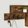 vidaXL Wandmontierter nachttisch Geräucherte Eiche 100 x 12 x 43,5 cm 874415 Bild 4