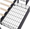 BlingBin Polsterbett Einzelbett Stauraumbett (1-tlg, mit LED-Beleuchtung, Höhenverstellbarem Kopfteil, Vier Schubladen), 160×200CM, Ohne Matratze Bild 3