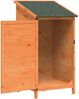 vidaXL Gartenschuppen Braun 59,5 x 56 x 113,5 cm Massivholz aus Fichte 42033471 Bild 4